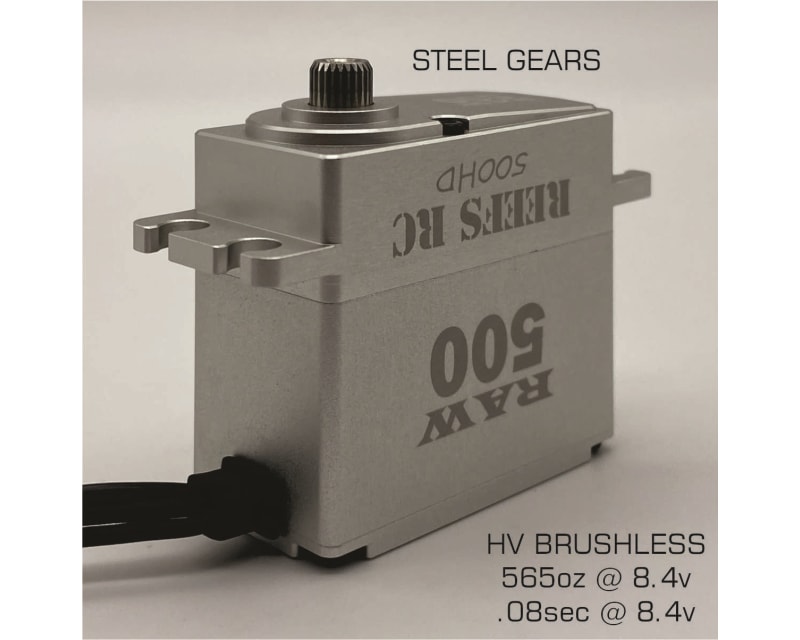 Tap to zoom Raw 500 High Torque High Speed Hv Waterproof brushless Servo .09