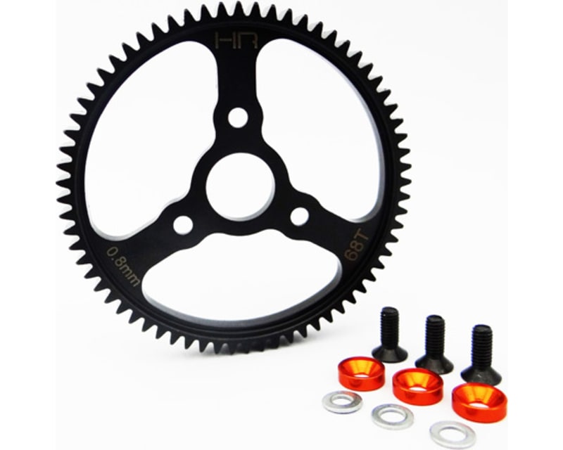 Steel Spur Gear (68T 0.8 Mod)(Orange) - TRA