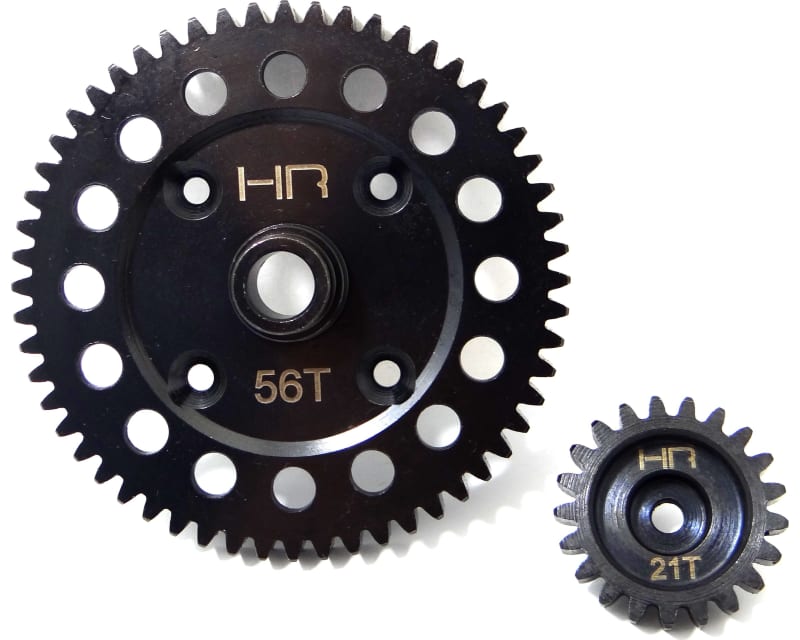 Tap to zoom Hardened Steel Spur and Pinion Gear Set (56t/21t) - 5t Wrc