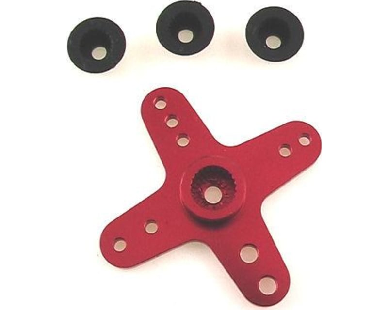 Tap to zoom X shaped CNC Alum. servo arm