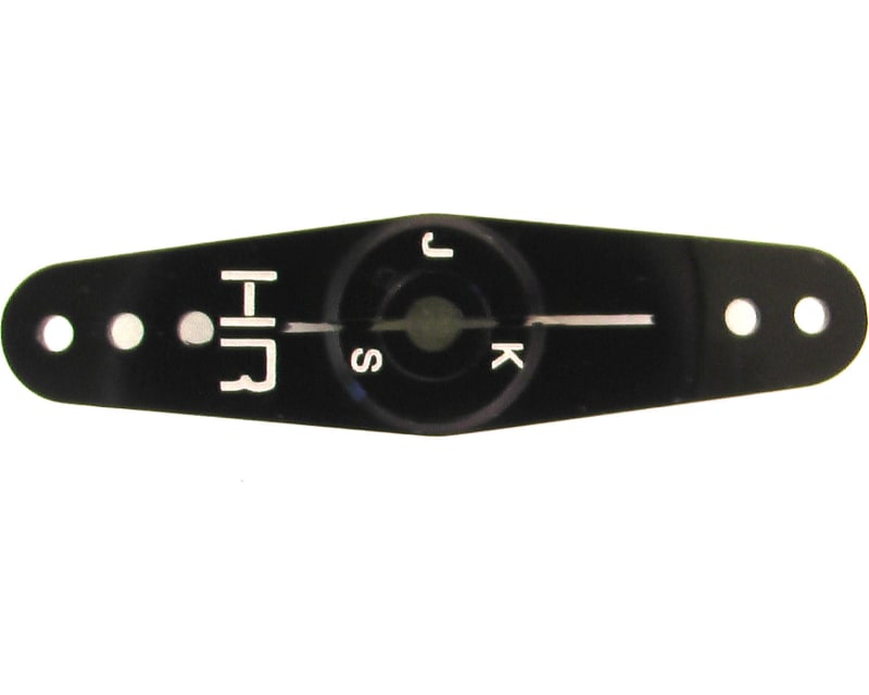 JR Air D Lock servo D arms Black