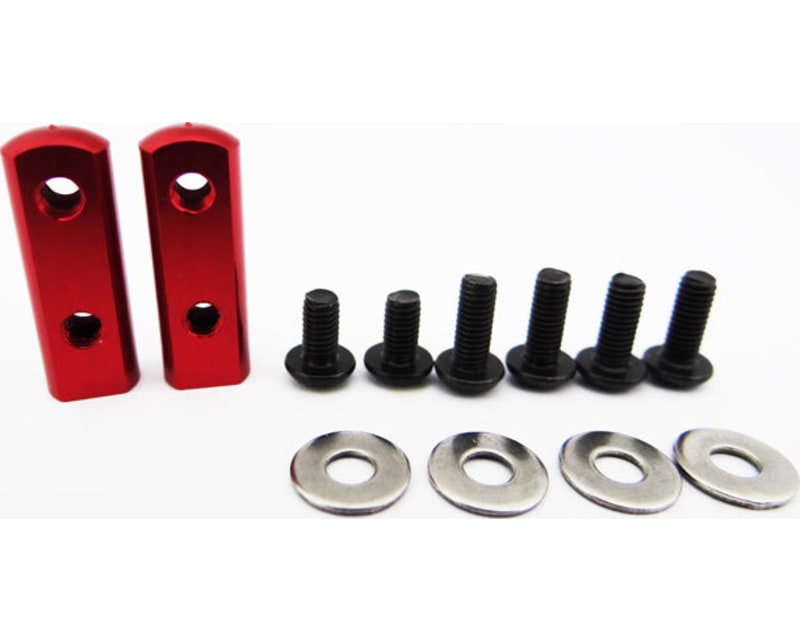 90 Degree Universal Servo Mount - Red photo