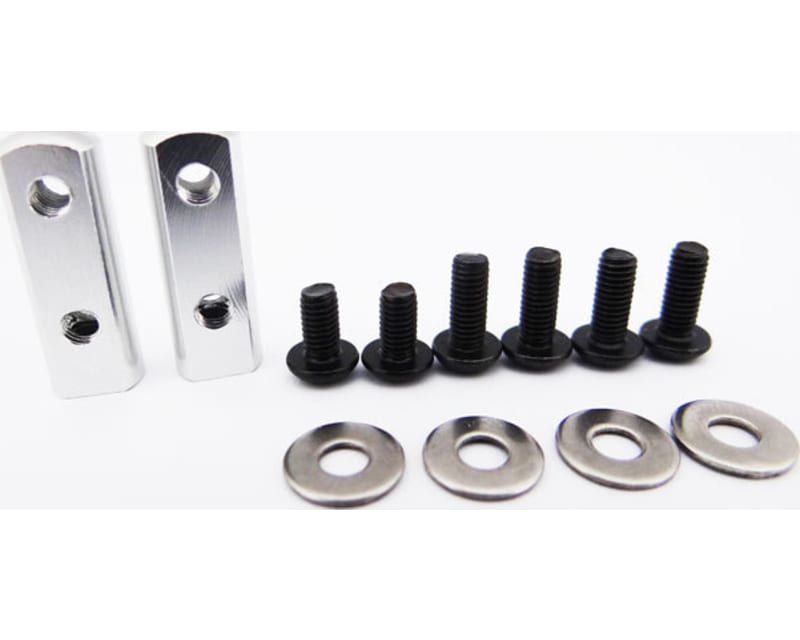 90 Degree Universal Servo Mount - Silver photo