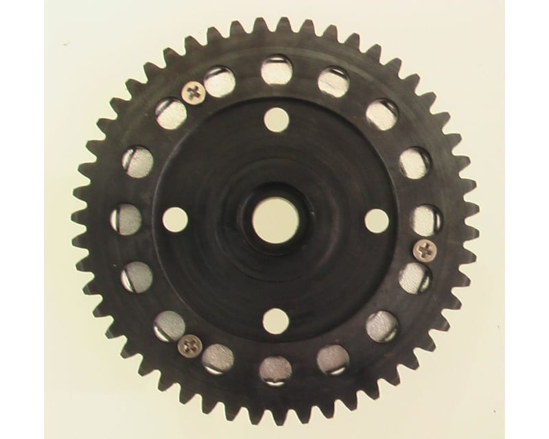 Silver lightweight spur gear 51t