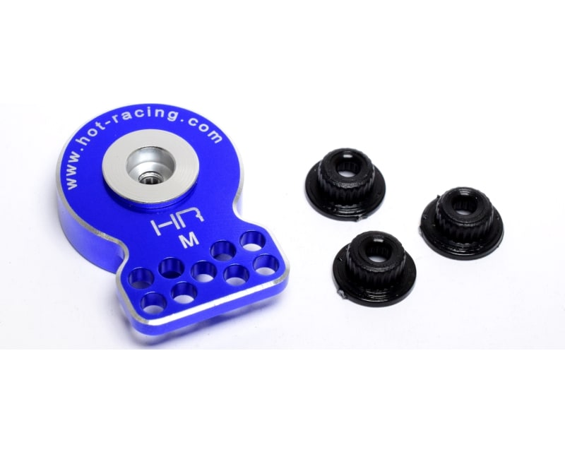 Tap to zoom Medium Duty Aluminum Servo Saver (Blue)