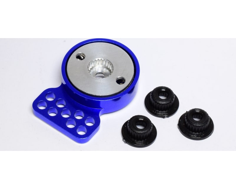 Tap to zoom Medium Duty Aluminum Servo Saver (Blue)