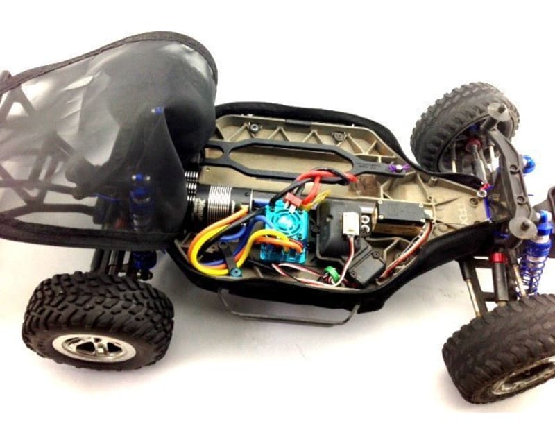 Tap to zoom Dirt Guard Chassis Cover (non-LCG chassis) - TRA Slash 4X4