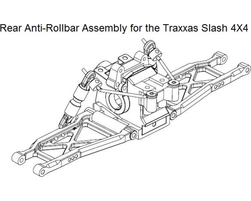 Front & Rear Sway Bar 4WD Slash Rally
