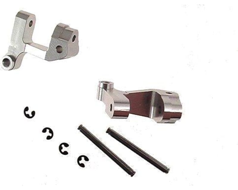 Tap to zoom Losi Mini-T 1.0 Silver Aluminum Front Steering C-Hubs