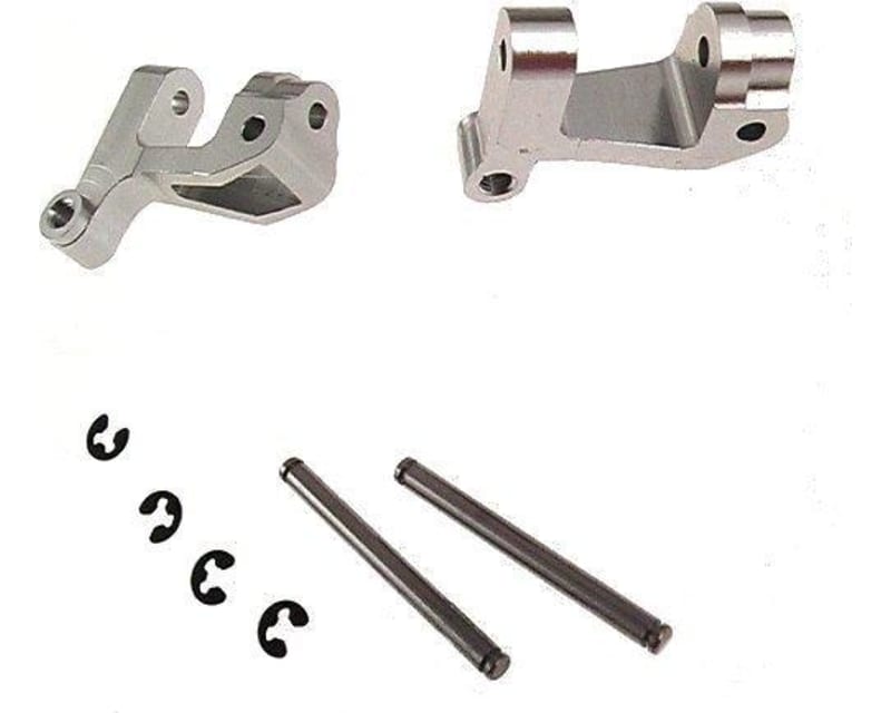 Tap to zoom Losi Mini-T 1.0 Silver Aluminum Front Steering C-Hubs
