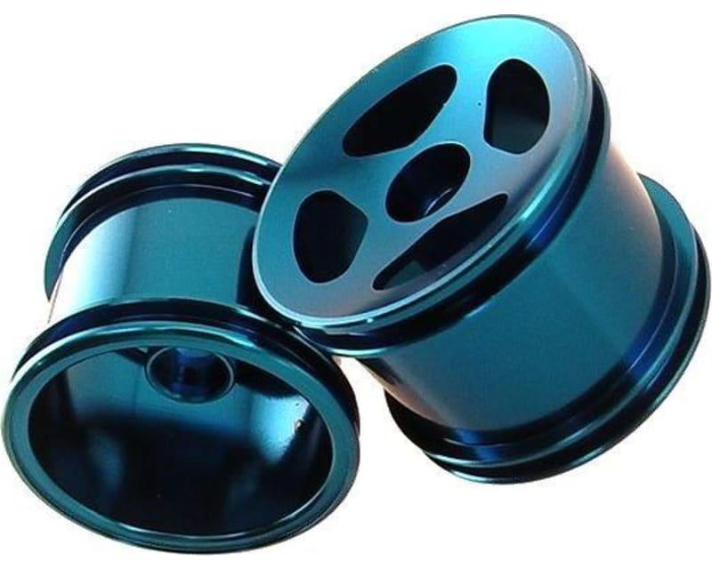 Losi Mini-T 1.0 Aluminum Blue Front Compass Wheels