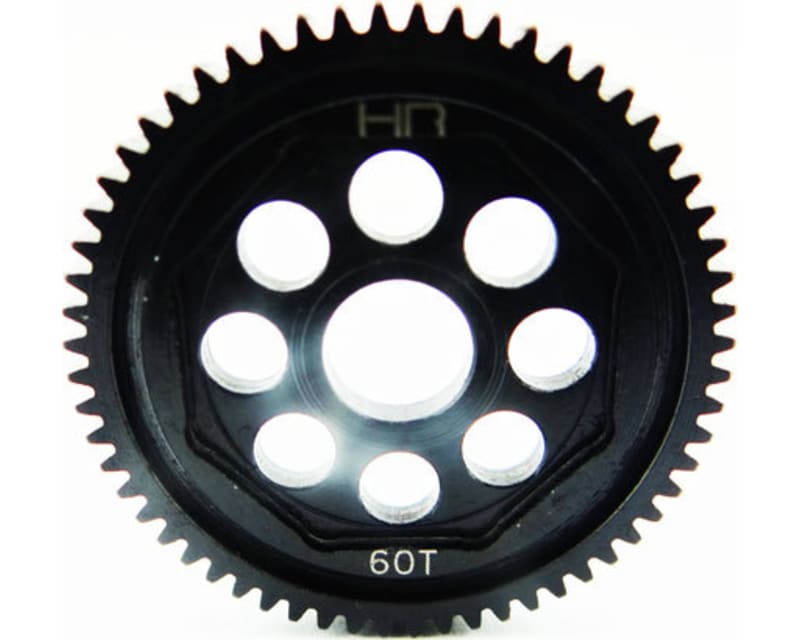 Tap to zoom Steel 60t 0.5mod Spur Gear - 1/14 1/18 Losi Vaterra