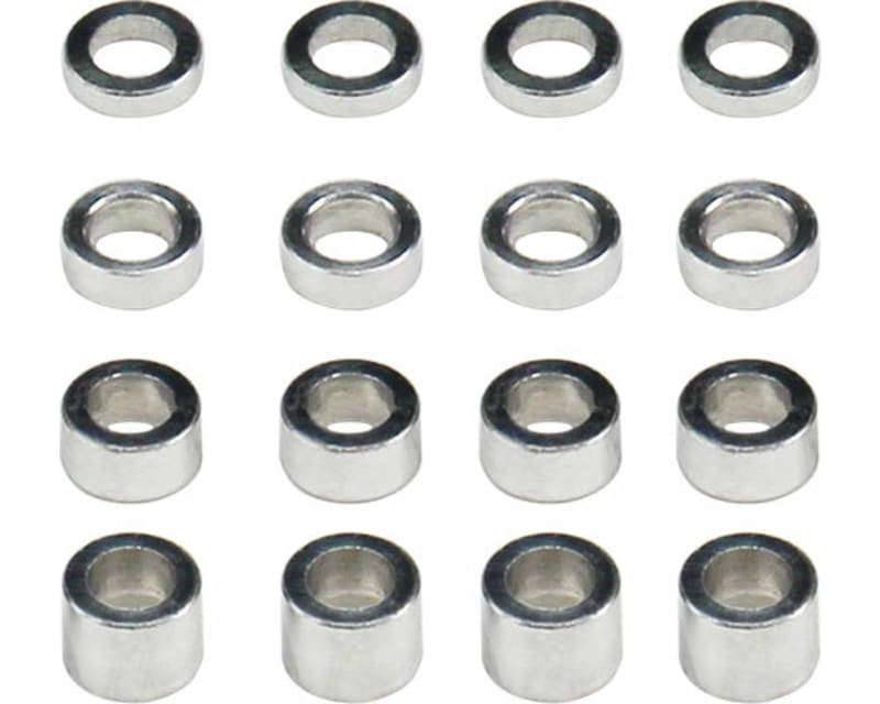 M1.4 Alumi Spacer Set (4x)(1.0-1.5-2.0-3.0mm)