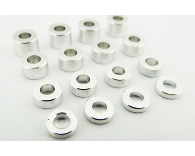 M3 Aluminum Standoff Spacer Set (4x)(1.5-2.5-3.5-4.5mm)