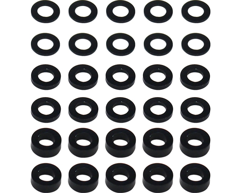 Ballstud Washers 5.5x3.0mm (30) Black photo
