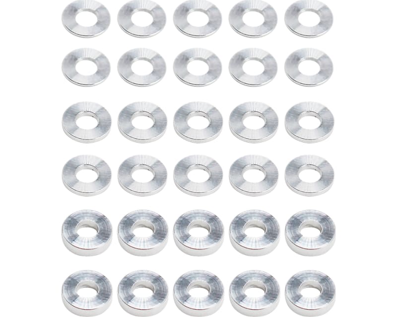 7.8x3mm Aluminum Bulkhead Washer (30)
