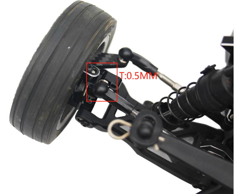 7.8x3.5mm Aluminum Hub Spacer (30) black