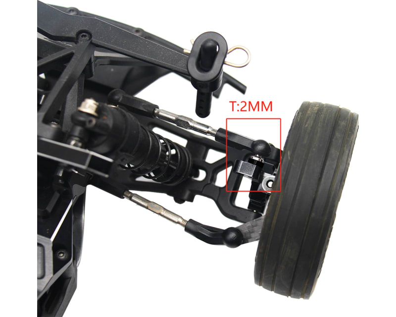 7.8x3.5mm Aluminum Hub Spacer (30) black