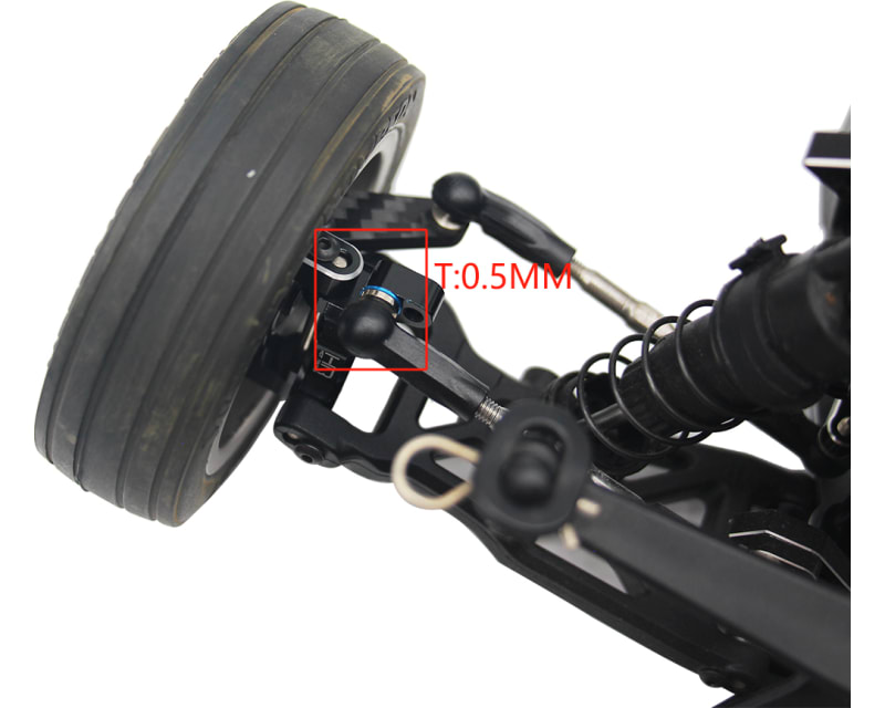 7.8x3.5mm Aluminum Hub Spacer (30) blue