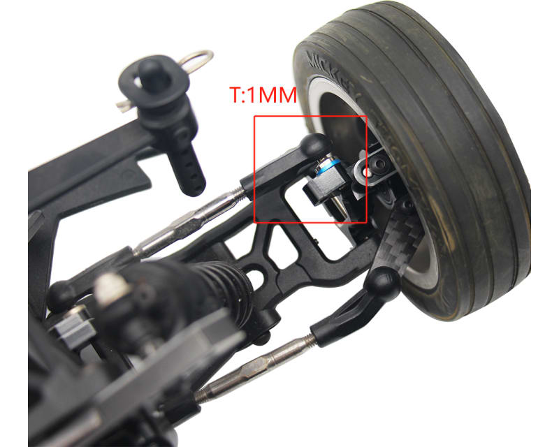 7.8x3.5mm Aluminum Hub Spacer (30) blue