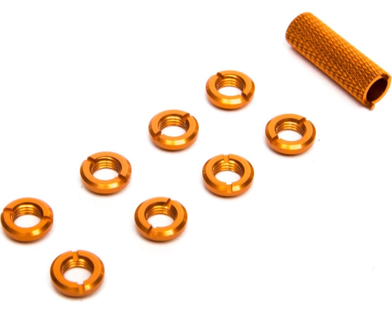 Spektrum Radio Orange Switch Nuts 8 & Wrench