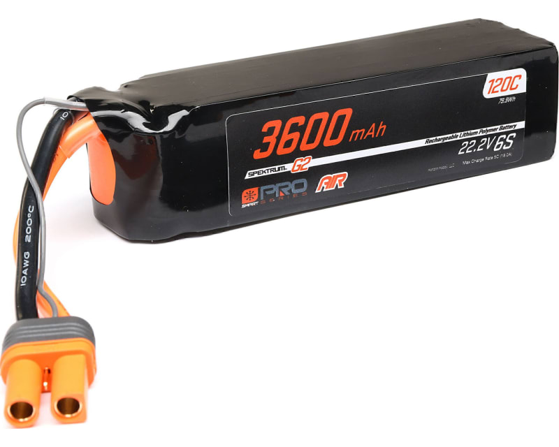22.2v 3600mah 6s 120c Smart G2 Pro Air LiPo Battery: Ic5 photo