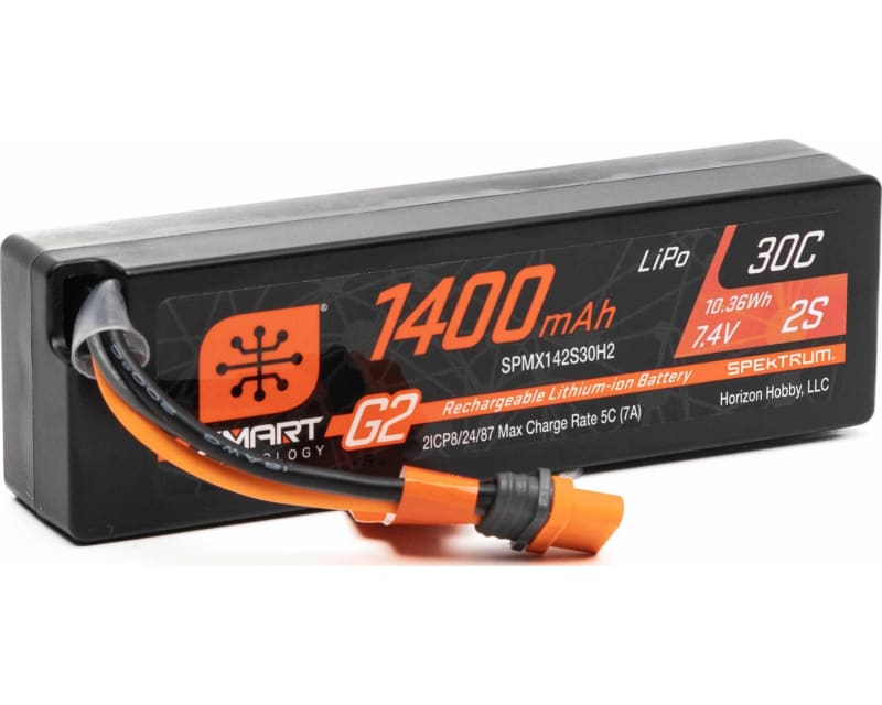 1400mah 2s 7.4v Smart G2 30c LiPo; Ic2connector