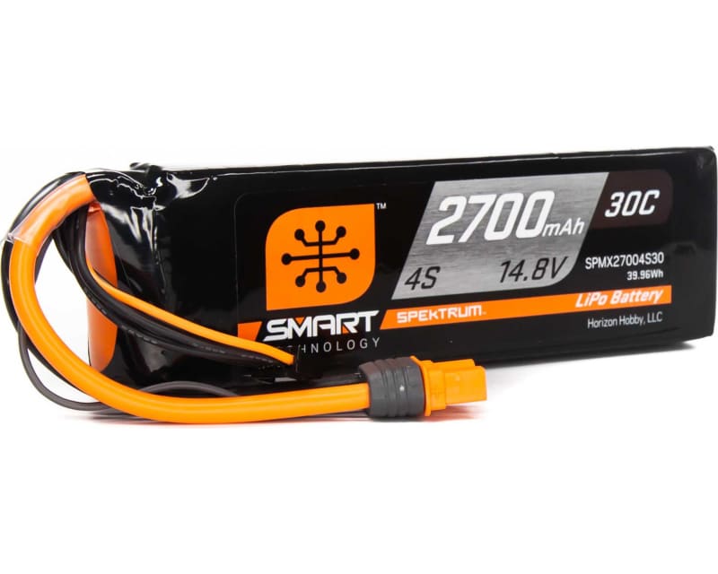 2700mah 4s 14.8v Smart LiPo Battery 30c; Ic3