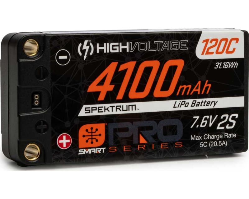 4100mAh 2S 7.6V Smart Pro Race HV LiPo 120C: 5mm photo