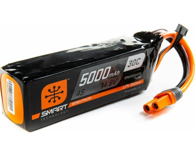 5000mAh 4S 14.8V Smart LiPo 30C; IC5