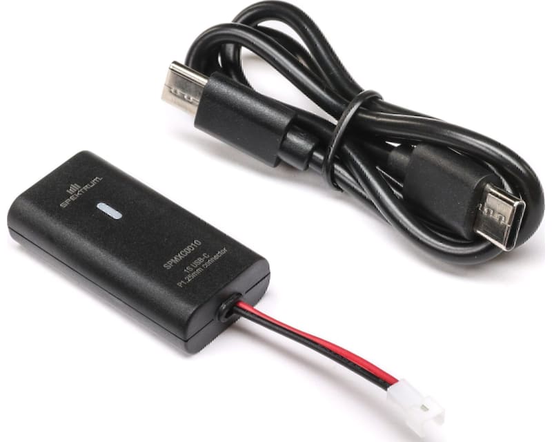 1S PH1.25 2-pin USB-C 500mAh Charger