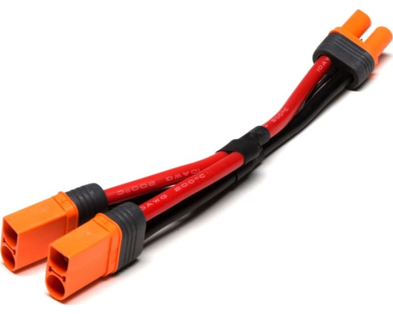 Tap to zoom Ic5 Battery Parallel Y-Harness 6 Inch / 150mm; 10 Awg