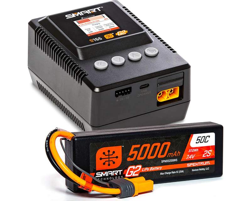 Smart Powerstage: 5000mah 2s LiPo & S155 Charger
