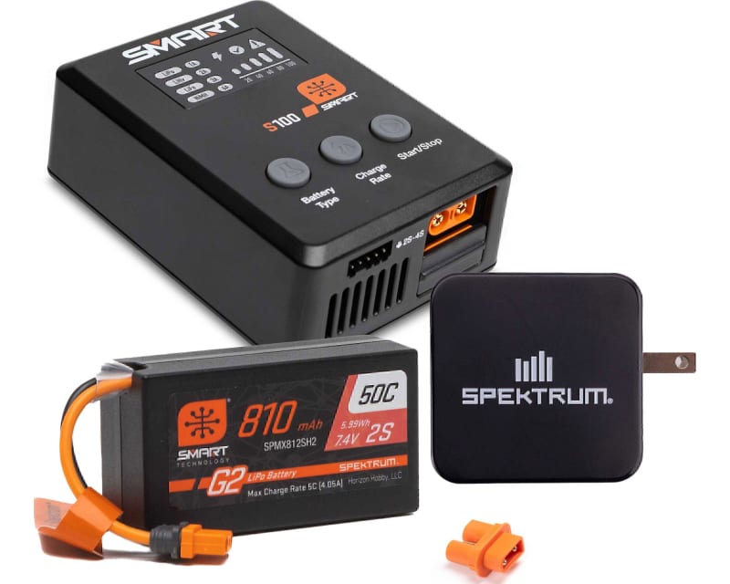 SmartG2PowerstageBundle:810mAh2S50CLiPoBattery(IC2) S100Charger