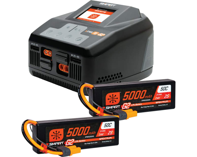 Smart Powerstage 4s Surface Bundle:(2) G2 5000mah 2s Ic5 & S2100 photo