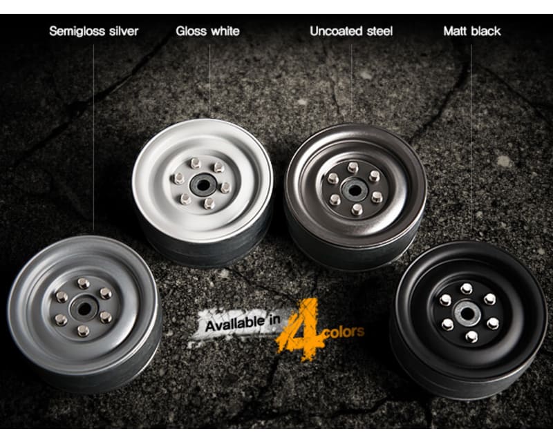 1.9 Sr03 Beadlock Wheels Gloss White 2