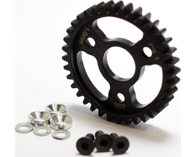 Steel Spur Gear (36T 1.0 Mod)(Silver) - TRA