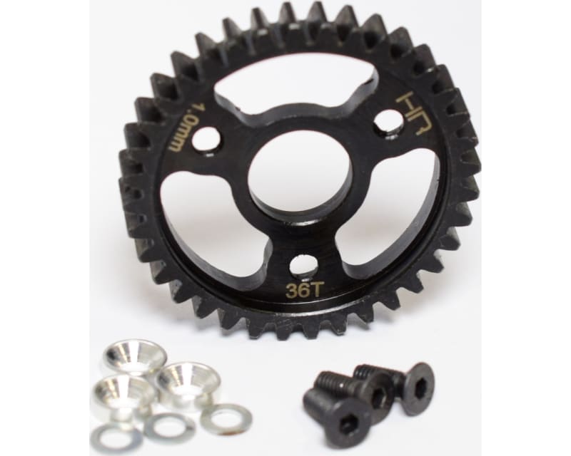 Steel Spur Gear (36T 1.0 Mod)(Silver) - TRA