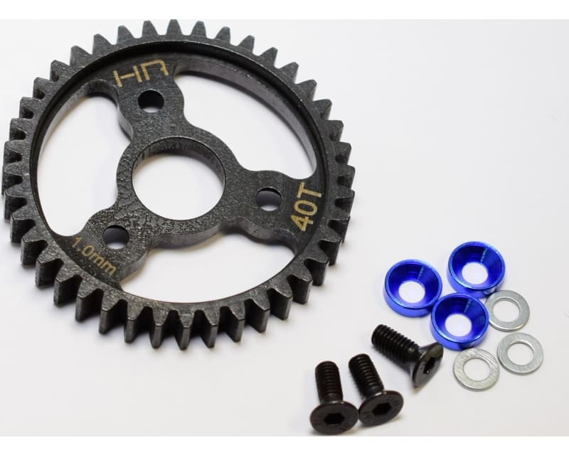 Steel Spur Gear (40T 1.0 Mod)(Blue) - TRA