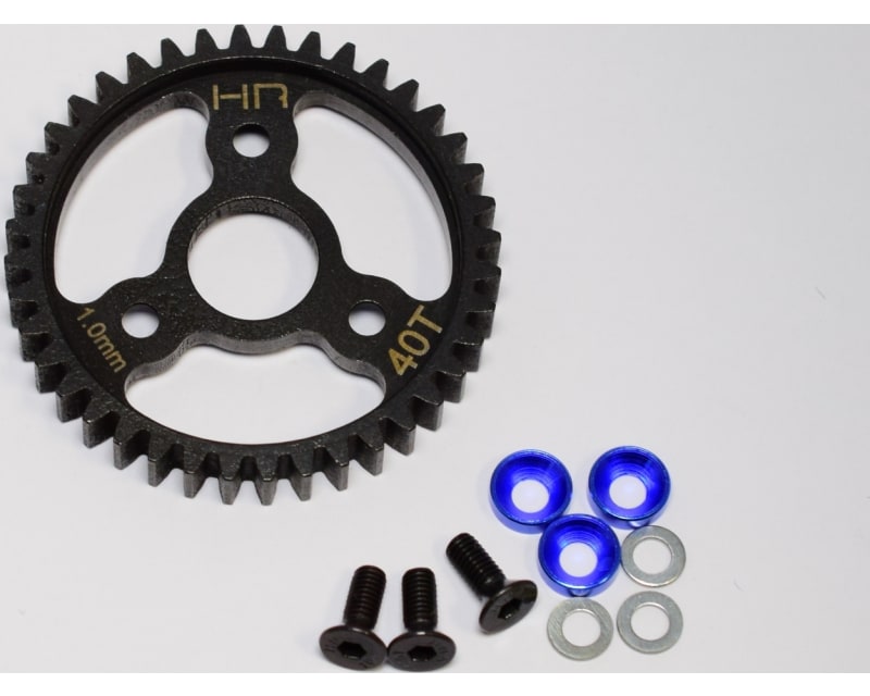 Steel Spur Gear (40T 1.0 Mod)(Blue) - TRA