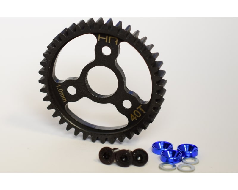 Steel Spur Gear (40T 1.0 Mod)(Blue) - TRA