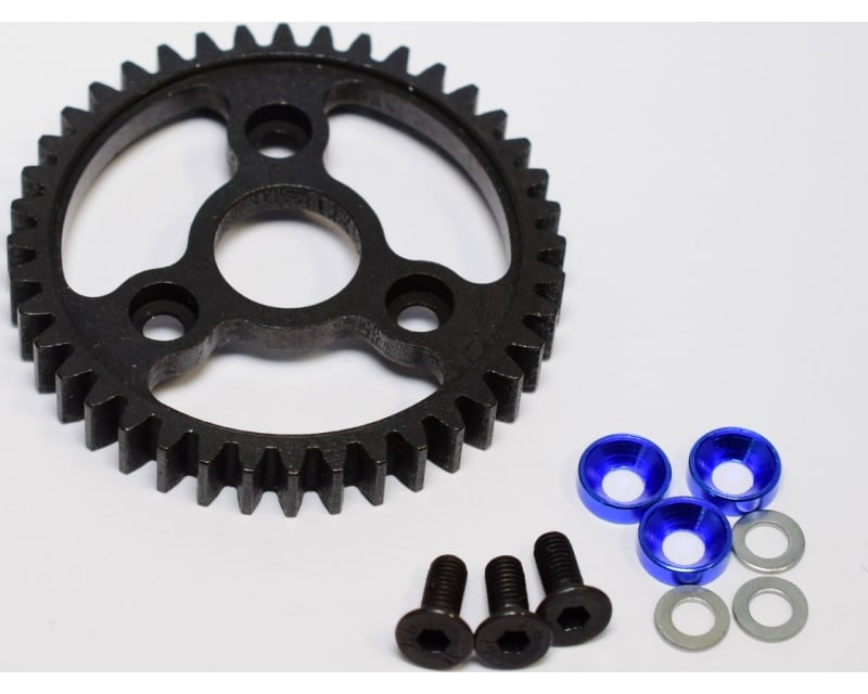 Steel Spur Gear (40T 1.0 Mod)(Blue) - TRA