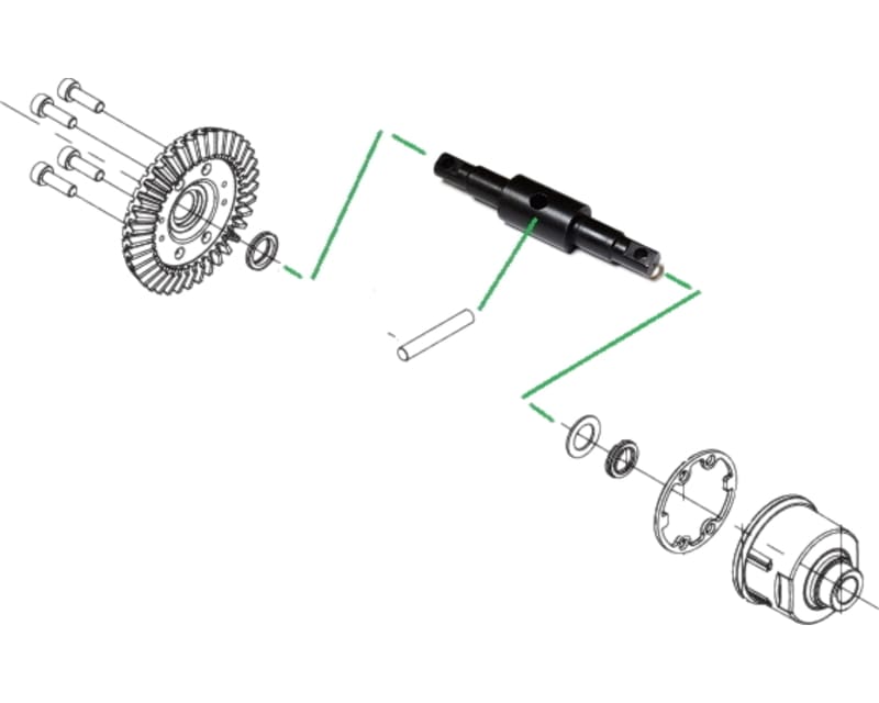 Steel Differential Spool Locker Tra 4x4