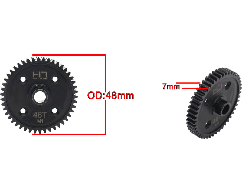 Steel Spur Gear (46T 1 Mod) Sledge