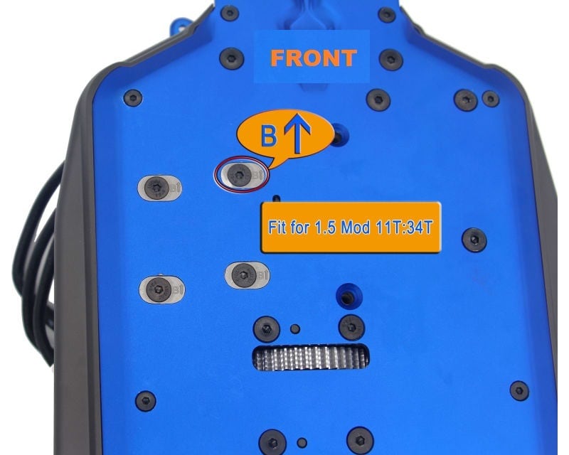 1.5 Mod 11:34 SS Motor Fix Mount Washer Sledge