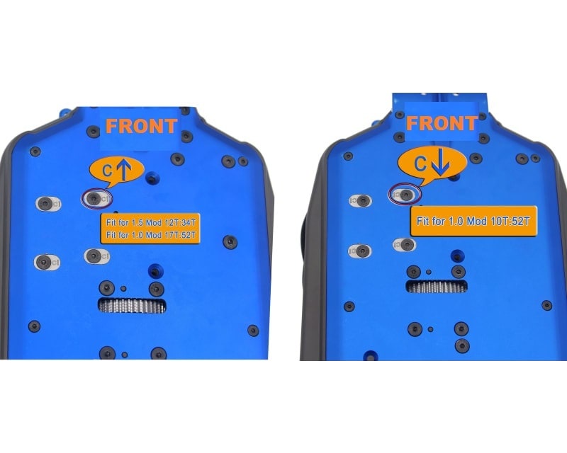 Mod 1.5 and Mod 1 SS Motor Fix Mount Washer Sledge