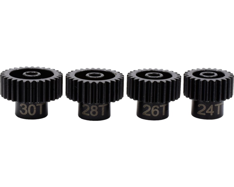 Hardened Steel Gear Set 48p 1/8 Bore 24 26 28 30 Tooth