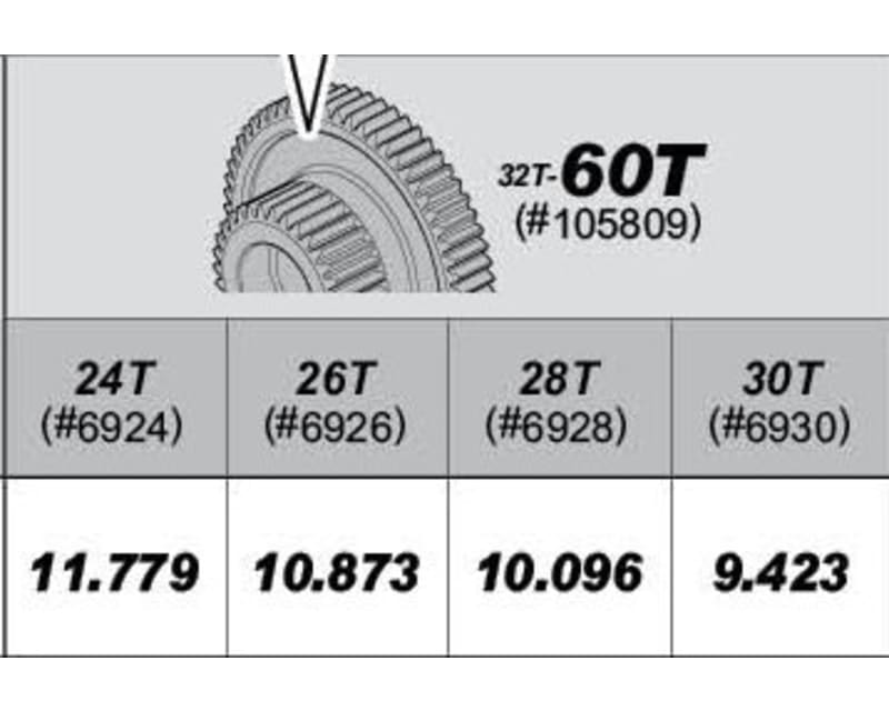 Light Machined Steel 32T-60T Idler Gear - Savage XS FJ cruiser