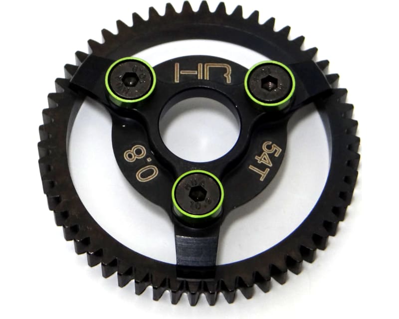 Steel Spur Gear (54t 32p)(Green) - TRA