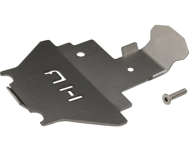 Tap to zoom Stainless Steel Center Belly Pan Armor Skid Plate TRA TRX-4